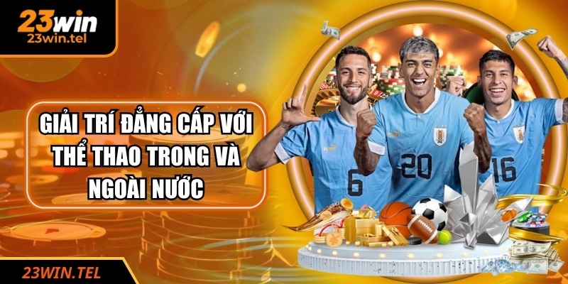 Giải trí đẳng cấp với thể thao trong và ngoài nước