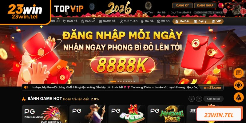 Đăng ký 23WIN bước đầu giúp game thủ tiếp cận không gian giải trí