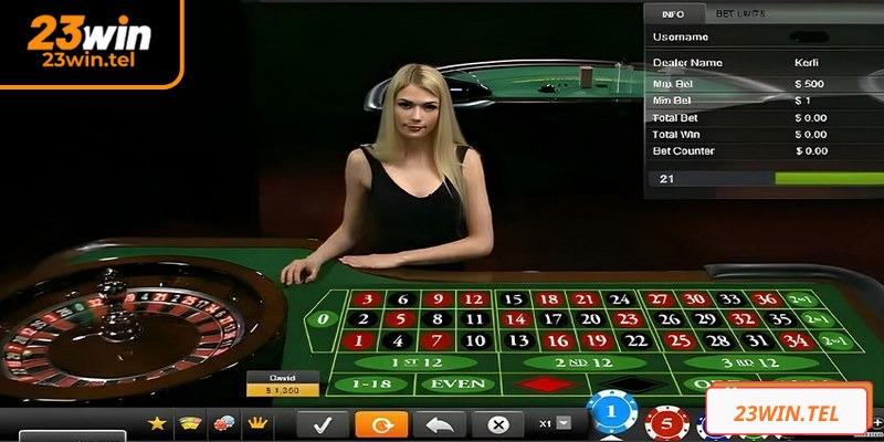 Roulette 23WIN đảm bảo kết quả minh bạch, công bằng
