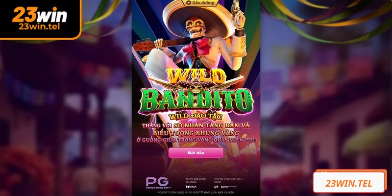 Wild đạo tặc 23WIN là trò nổ hũ nổi bật với thiết kế sinh động